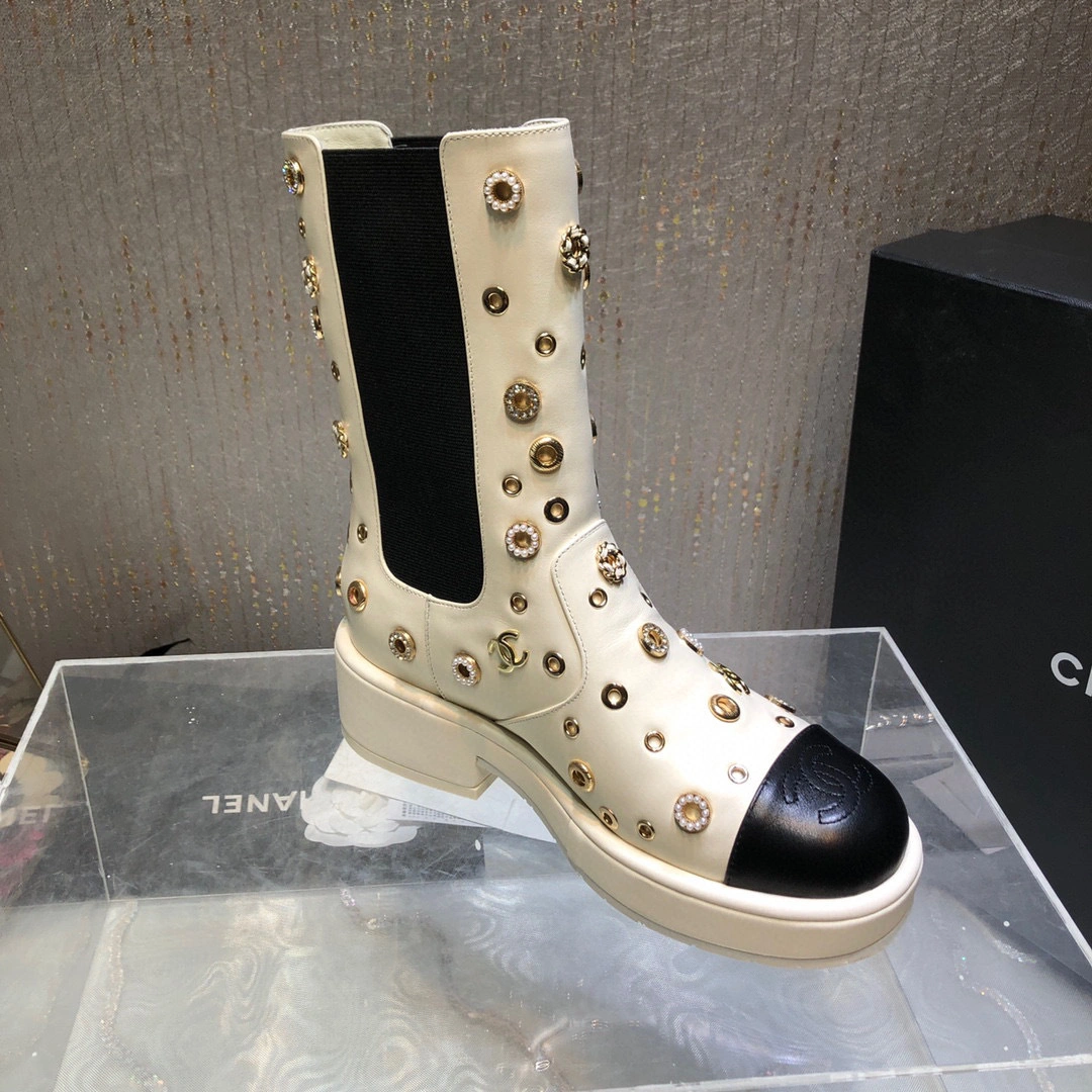 coco- heel height ：4.5cm， Forefoot 2cm，Barrel height ：20cm。 Calfskin Sheepskin item:B-X198J2012